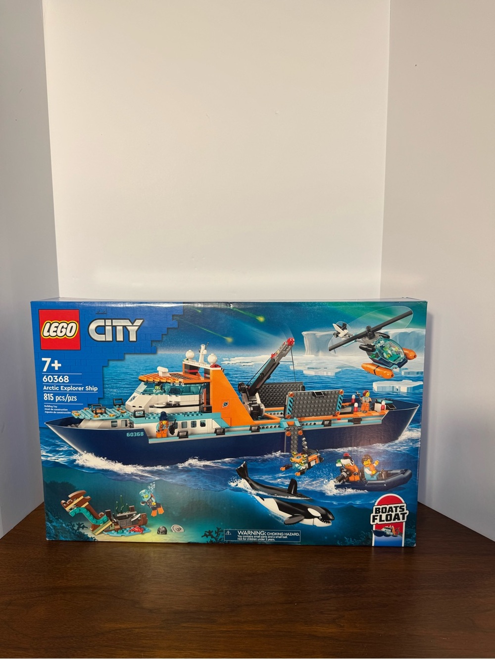 LEGO City 60368 Arctic Explorer Ship New Sealed 815-Piece Building Set